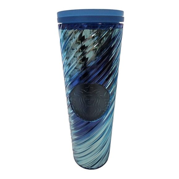 Starbucks Other - Starbucks 2022 ribbon icicle blue insulated tumbler. New!